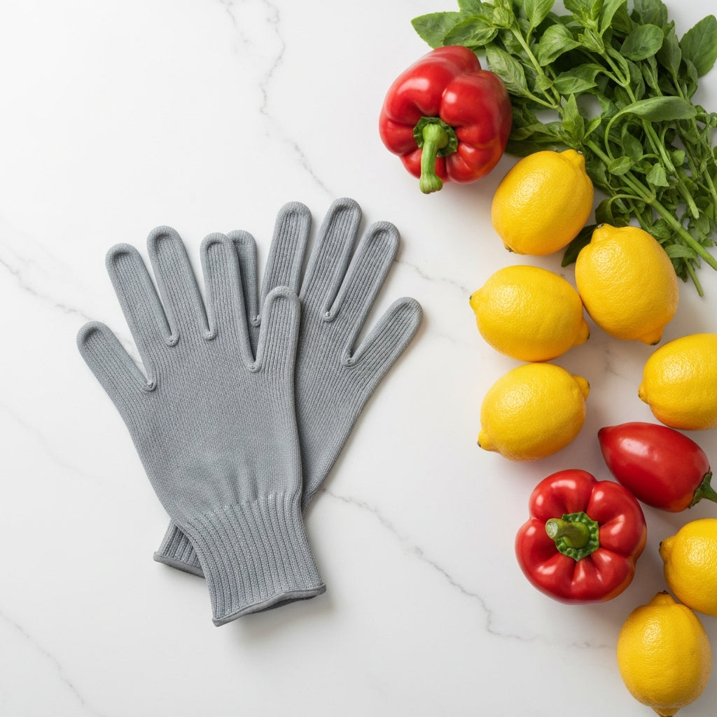 GuardPro Gloves Lifestyle — Fresh Ingredients